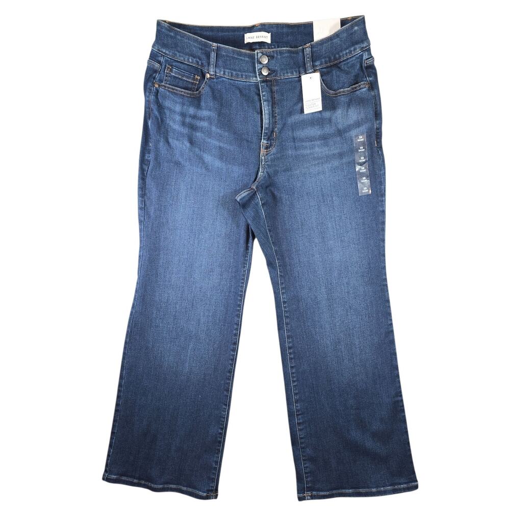 Lane Bryant Tighter Tummy Jeans Womens 18 Short High Rise Stretch Bootcut NWT